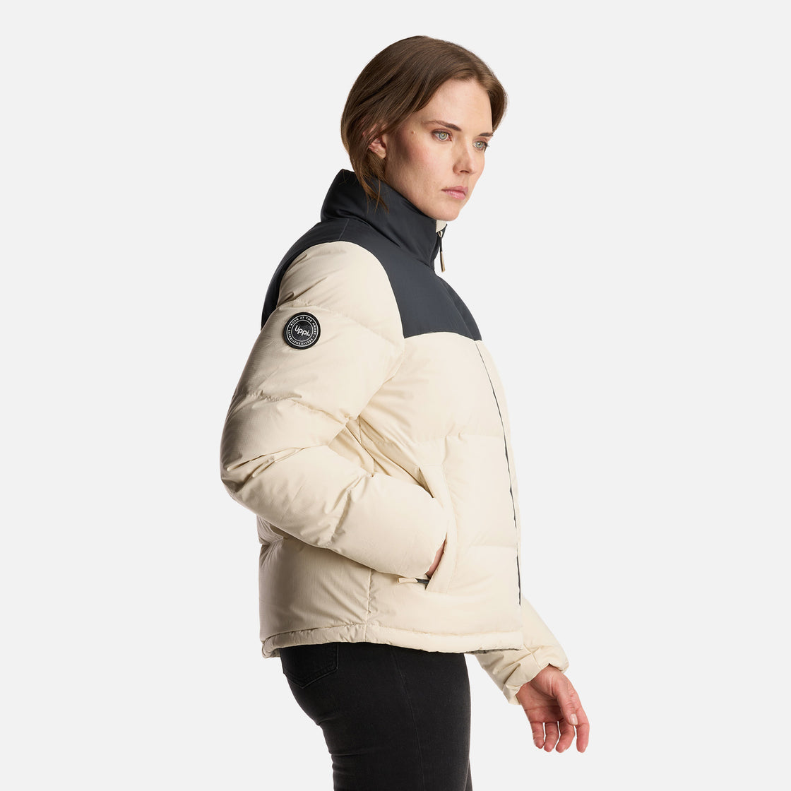 Chaqueta Mujer Urban Down Jacket Crema Lippi