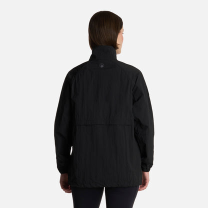 Chaqueta Mujer WindCity WindBreaker 1/4 Zip Jacket Negro Lippi