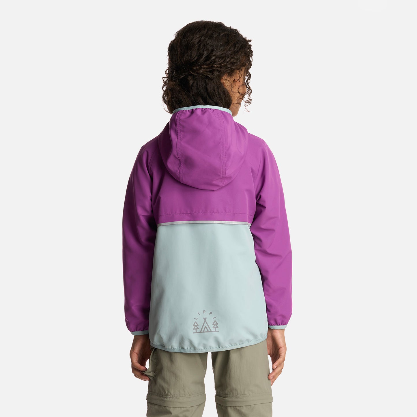 Chaqueta Niña Nightfall WindBreaker Hoody Jacket Morado Lippi