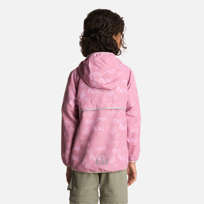 Chaqueta Niña Nightfall WindBreaker Hoody Jacket Print Rosado Lippi