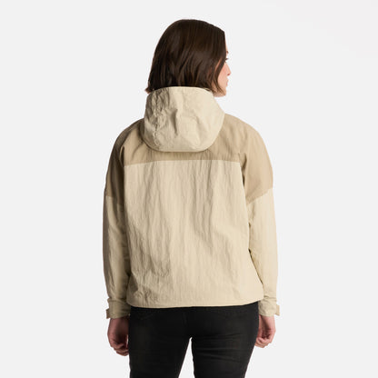 Chaqueta Mujer CityMe WindBreaker Hoody Jacket Taupe Lippi