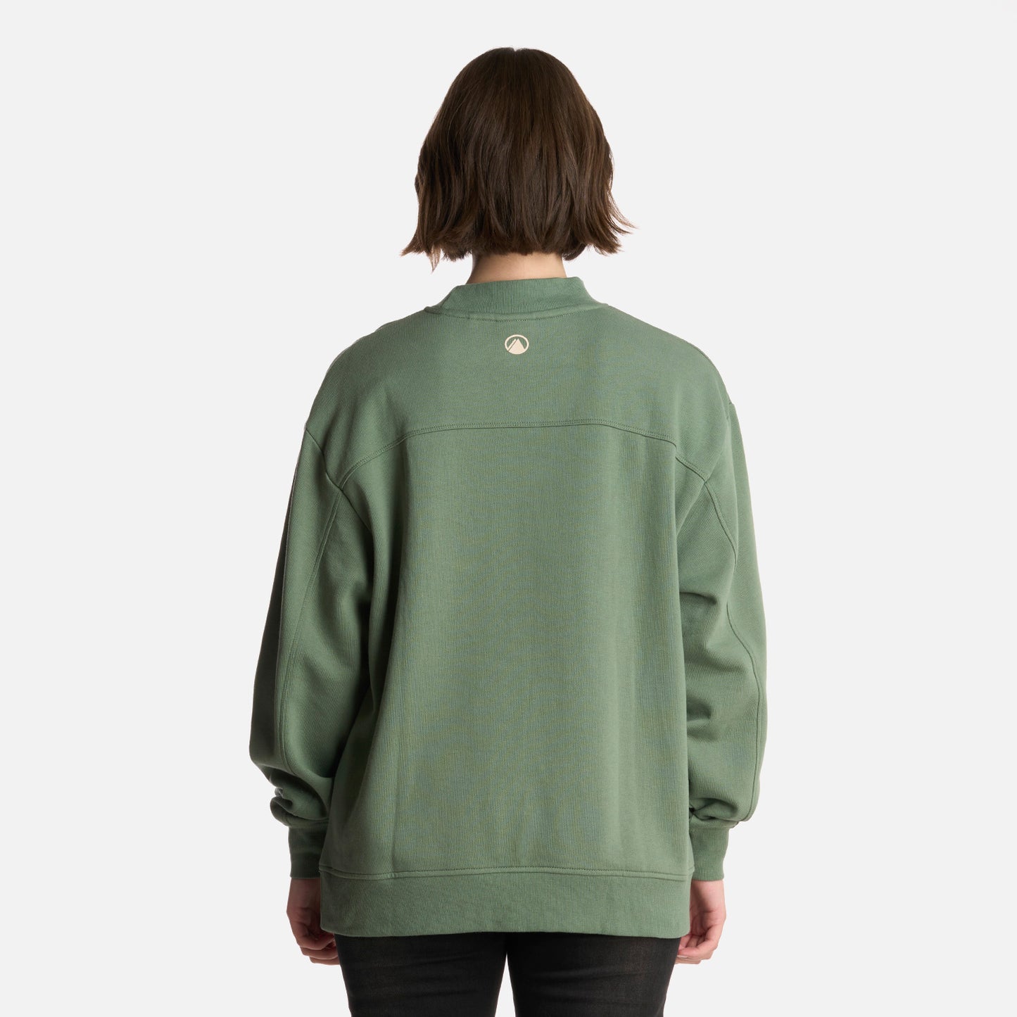 Polerón Mujer Ulmo Mid Point Crewneck Sweatshirt Jade Oscuro Lippi