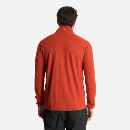 Polerón Hombre Jacaranda Nano-F 14 Zip Terracota Lippi