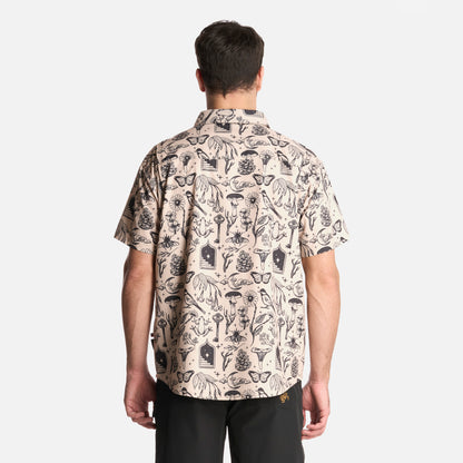 Camisa Hombre Cumbre Manga Corta Print Crudo Haka Honu