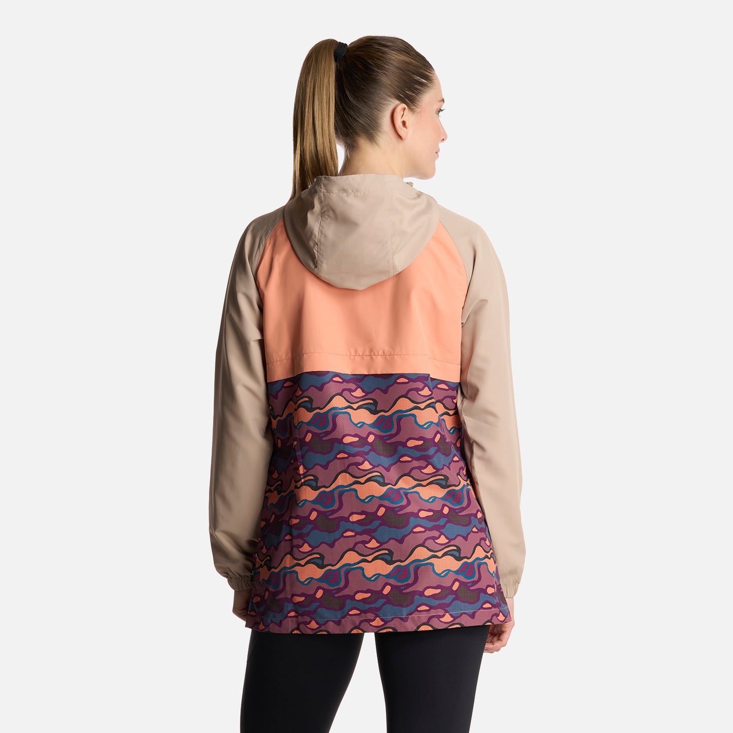 Chaqueta Mujer Aperrao Print Salmon Haka Honu