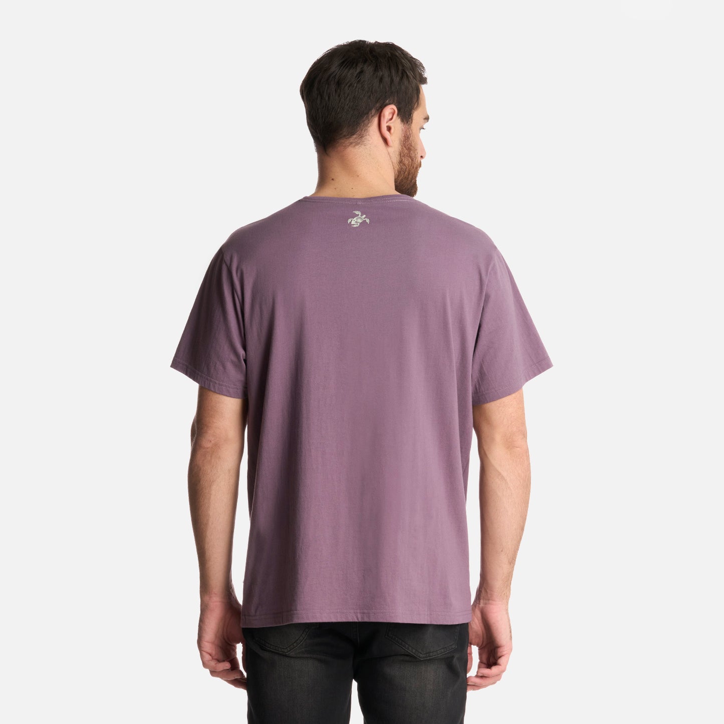 Polera Hombre Logo Morado Claro Haka Honu