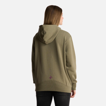 Polerón Mujer Motomami Hoody Verde Oliva Haka Honu