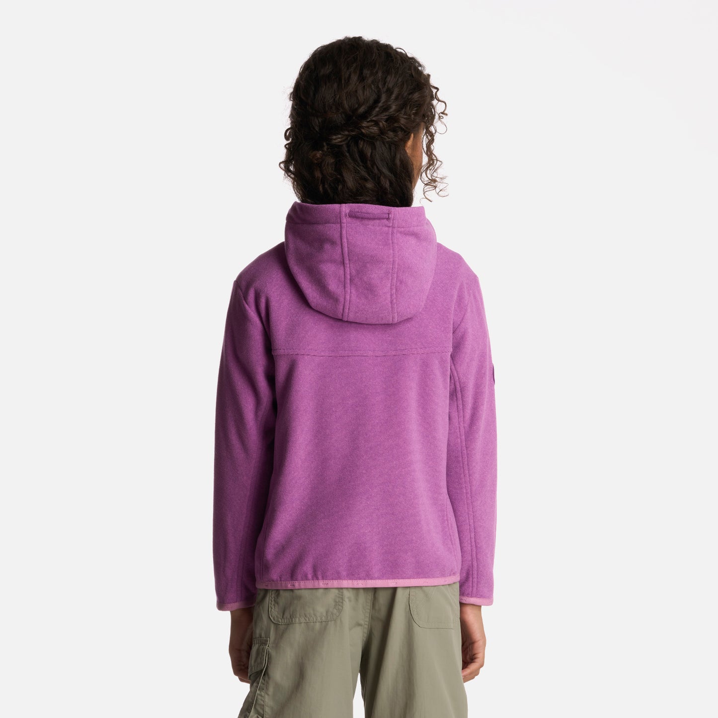 Polerón Niña Stripes Nano-F Full Zip Hoody Morado Lippi