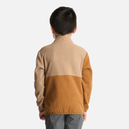 Polerón Niño Stripes Nano-F Full Zip Camel Lippi