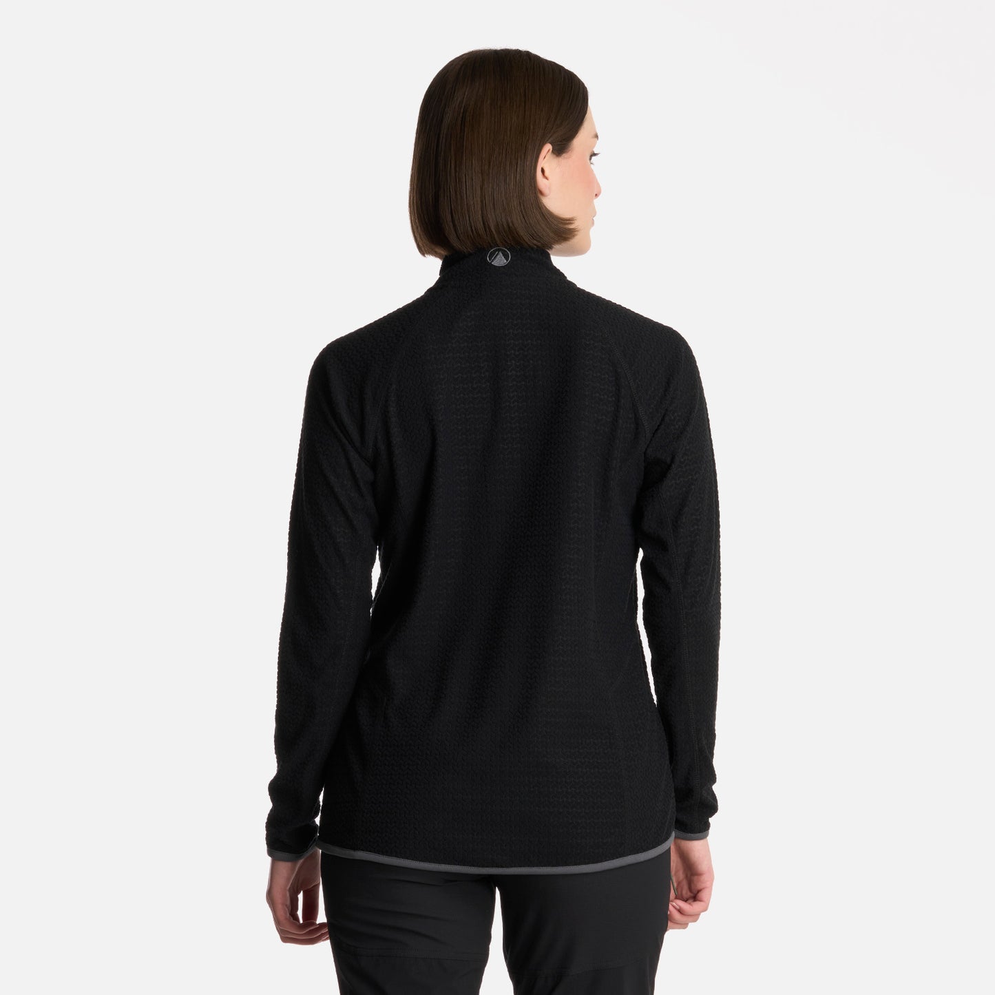 Polerón Mujer Jacaranda Nano-F 14 Zip Negro Lippi