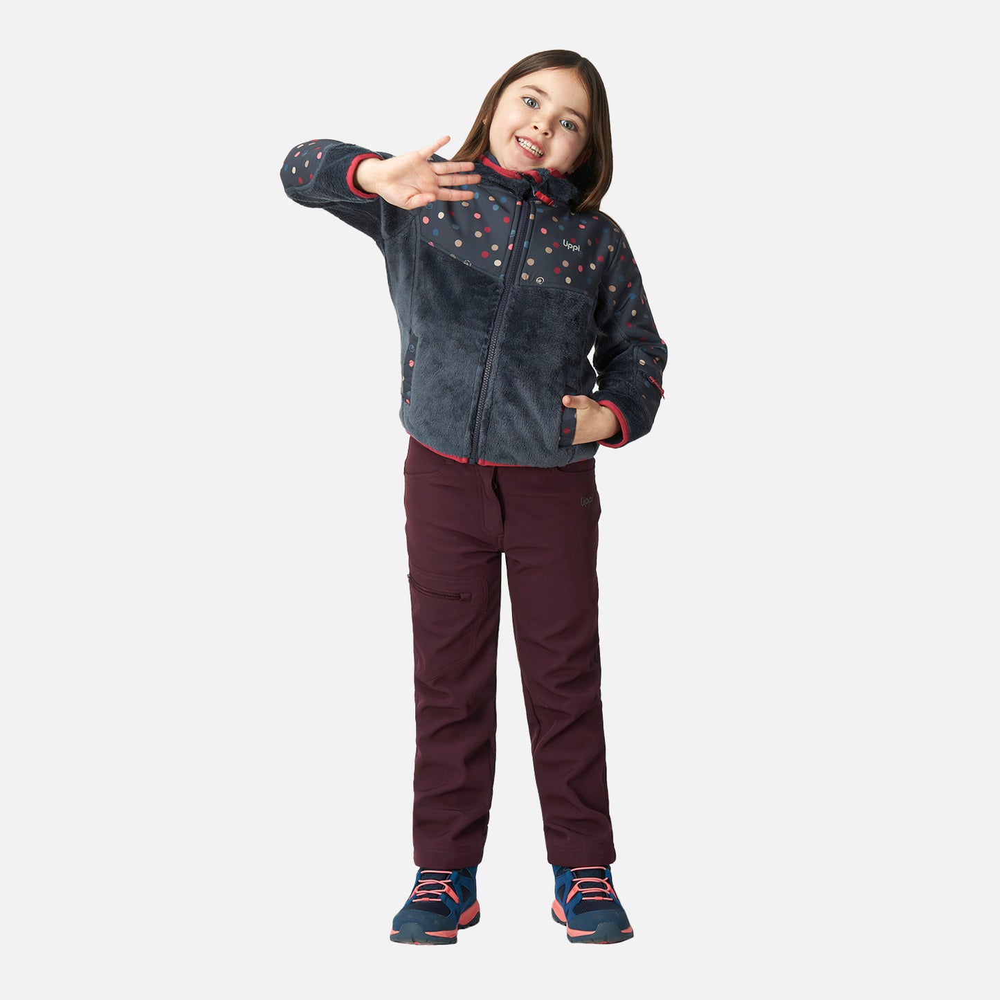 Pantalon Niña Dinamic Softshell Pants Vino Lippi