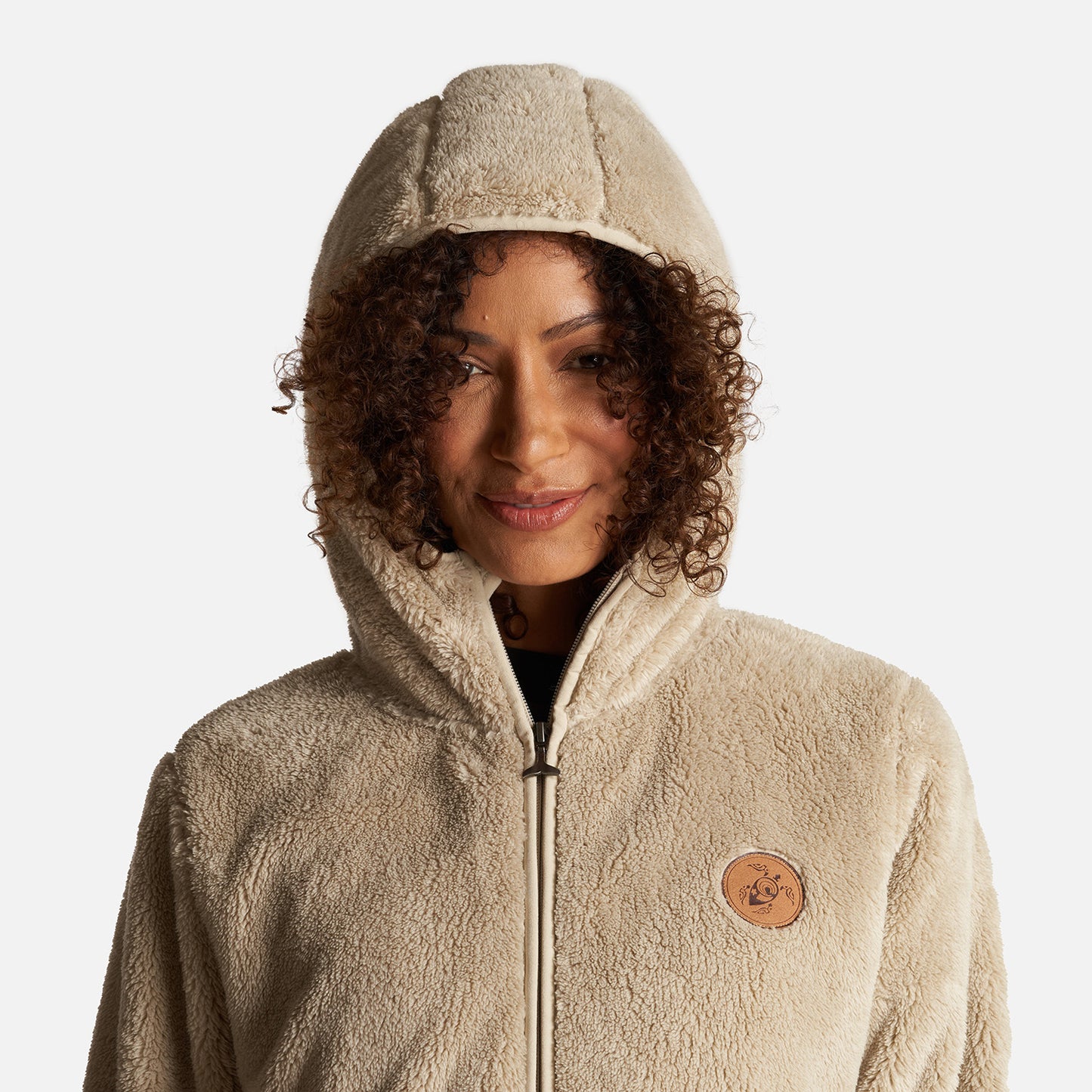 Chaqueta Mujer Calur-oso Beige Haka Honu