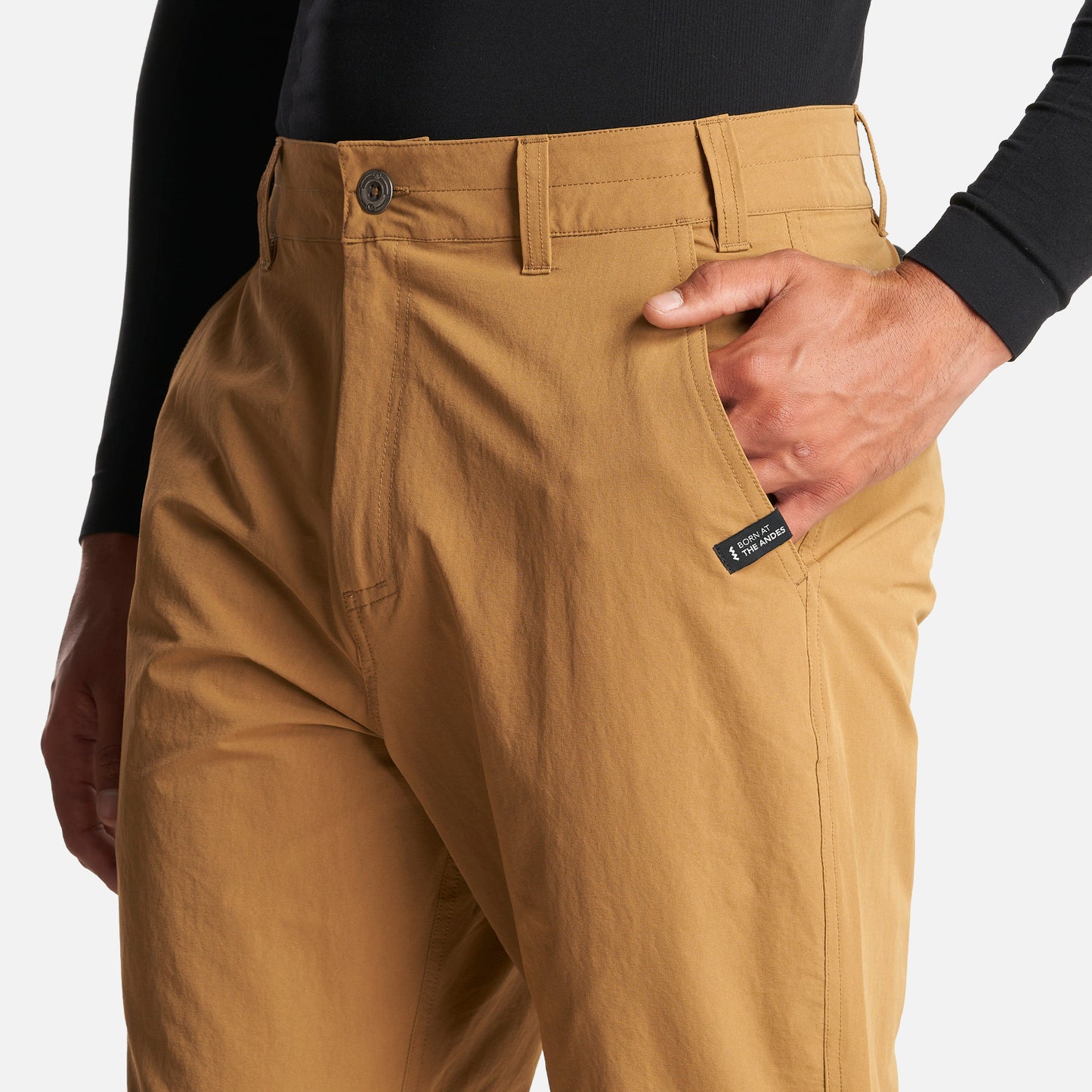 Pantalon Hombre Enduring Mix-2 Q-Dry Pants Mostaza Oscuro Lippi