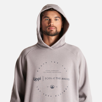 Poleron Hombre Insigne Hoody Sweatshirt Front Print Malva Lippi