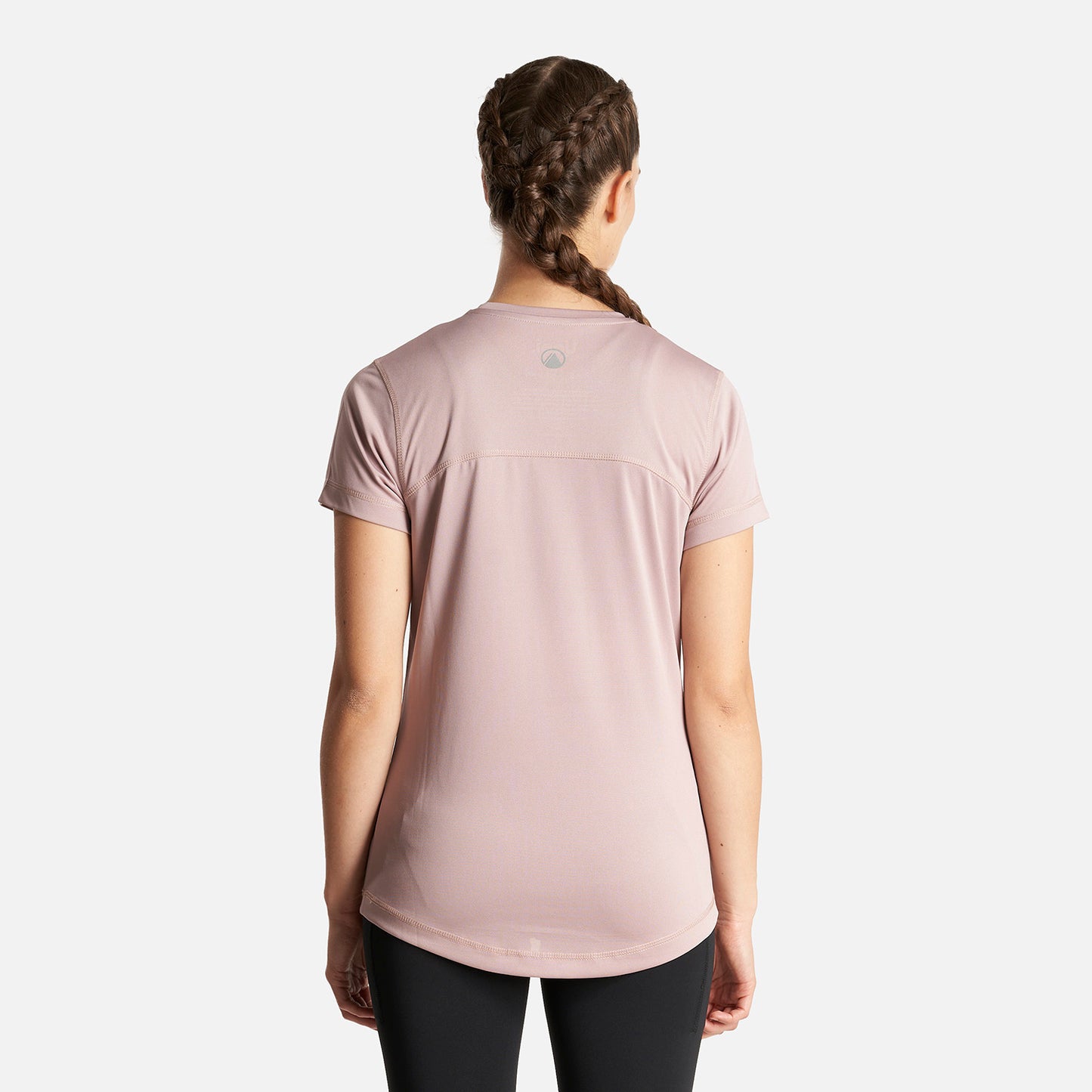 Polera Mujer Core Q-Dry T-Shirt Rosa Claro Lippi