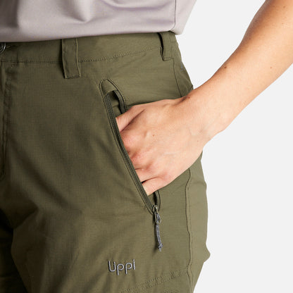 Pantalon Mujer Pioneer Q-Dry Pants Verde Militar Lippi