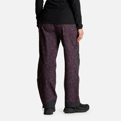 Pantalon Mujer Sierra Nevada B-Dry Light Pants Print Burdeo Lippi