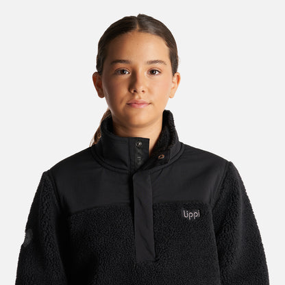 Chaqueta Teen Girl Glaciar Sherpa Pro 1/4 Zip Jacket  Negro Lippi