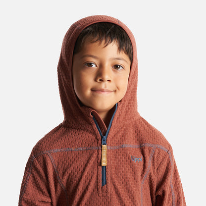 Poleron Niño Saltamontes Nano-F 14 Zip Hoody Terracota Lippi