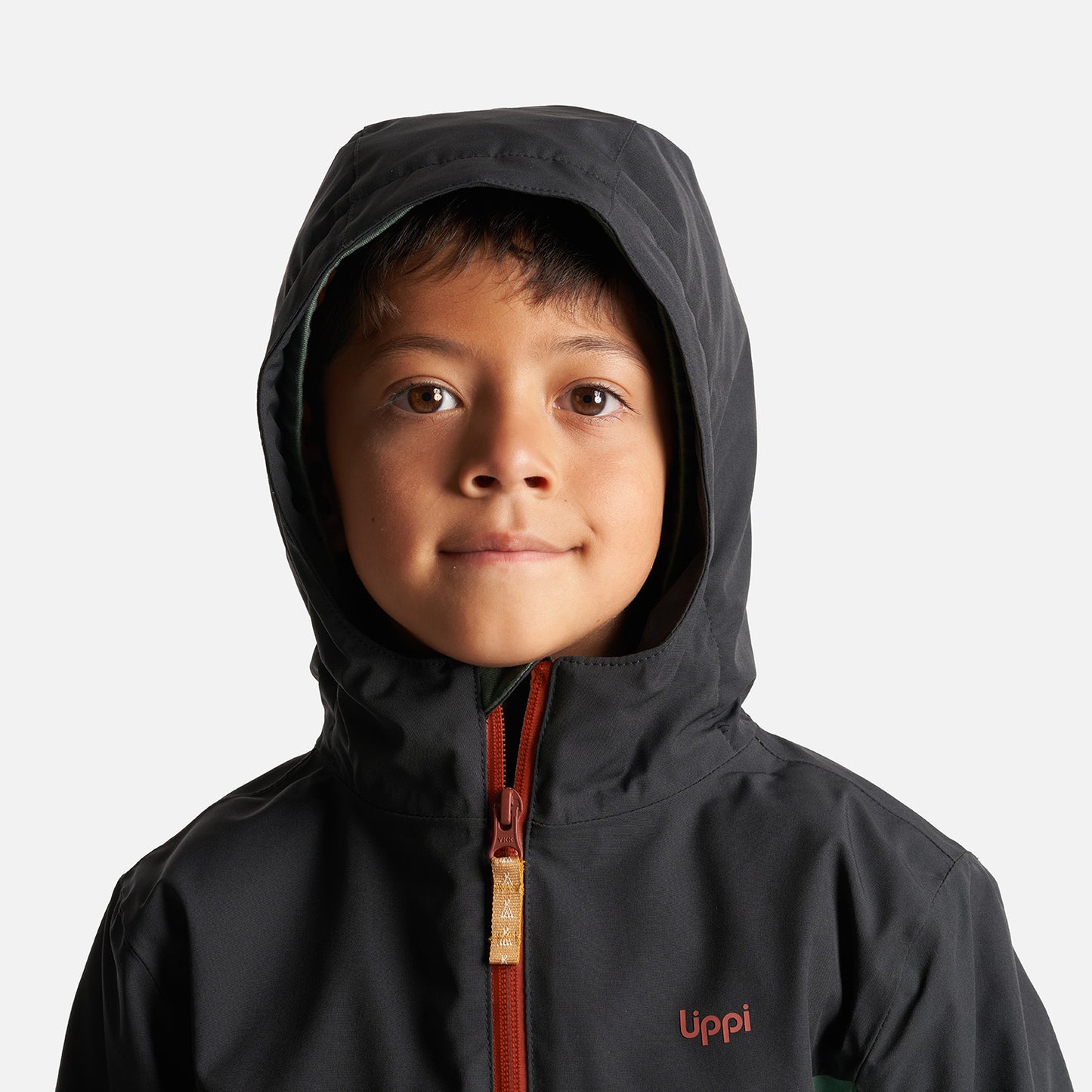 Chaqueta Niño Sierra Nevada B-Dry Steam-Pro Hoody Jacket Verde Botella/Negro Lippi