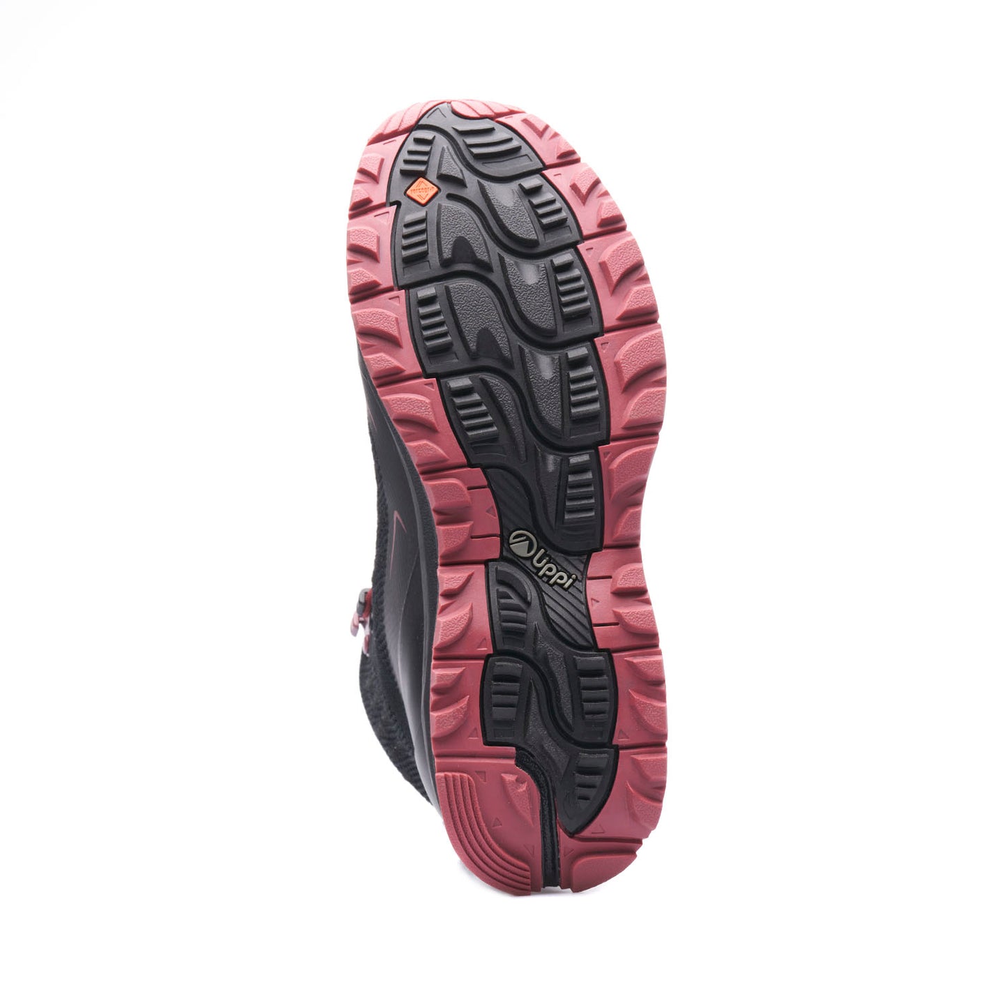 Botín Mujer Light Rock Mid ECO Negro Rosa Lippi