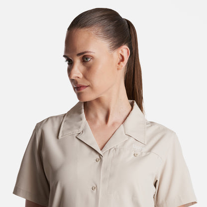 Camisa Mujer  Murallon Q- Dry Shirt Crema Lippi