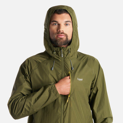 Chaqueta Hombre Nassau B-Dry Hoody Jacket Verde Oliva Lippi