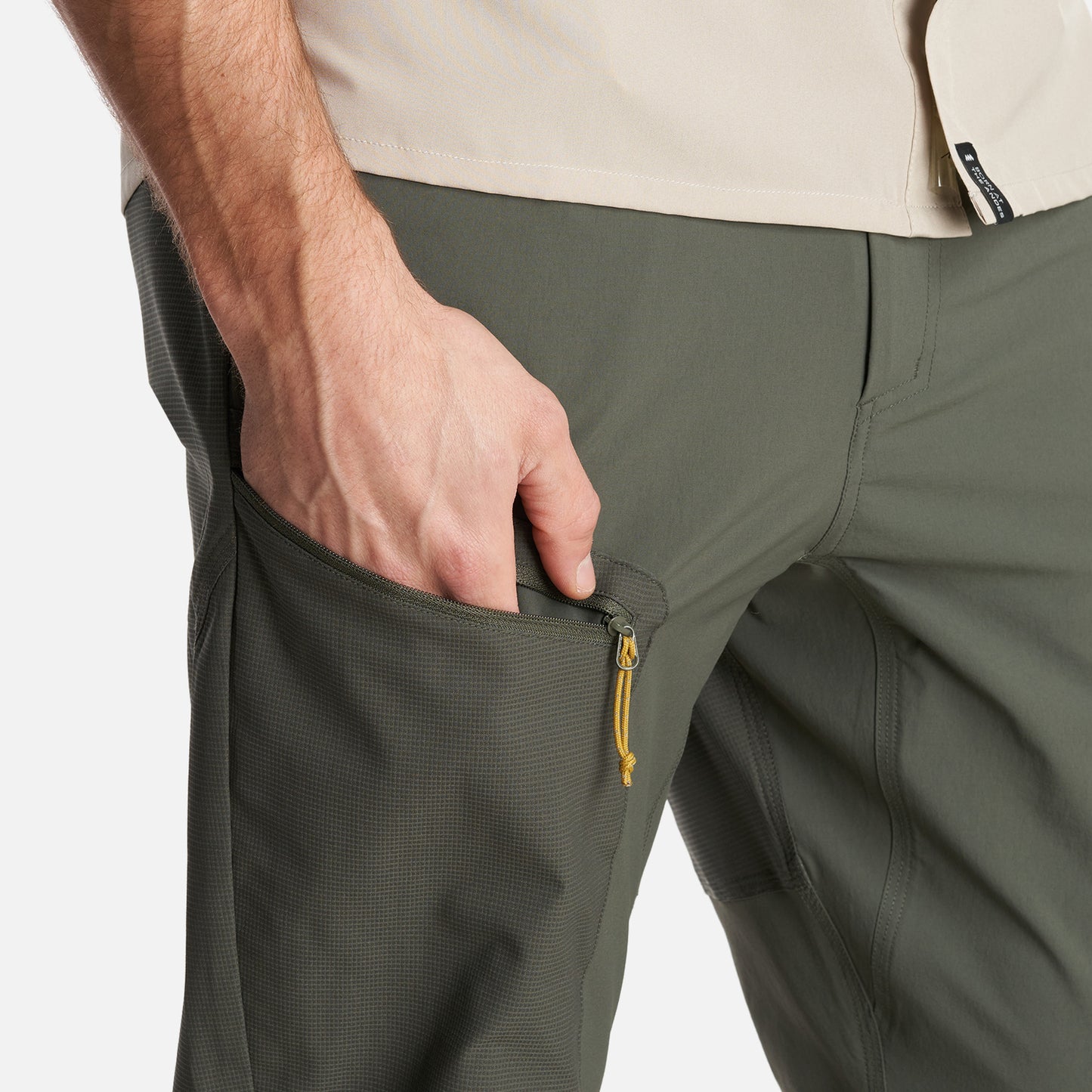 Pantalon Hombre Lennox Q-Dry Slim Fit Pants Verde Militar Lippi