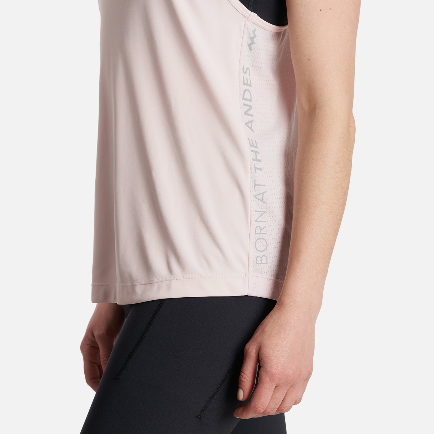 Polera Mujer  Workout Q-Dry Tank T-Shirt Rosa Claro Lippi