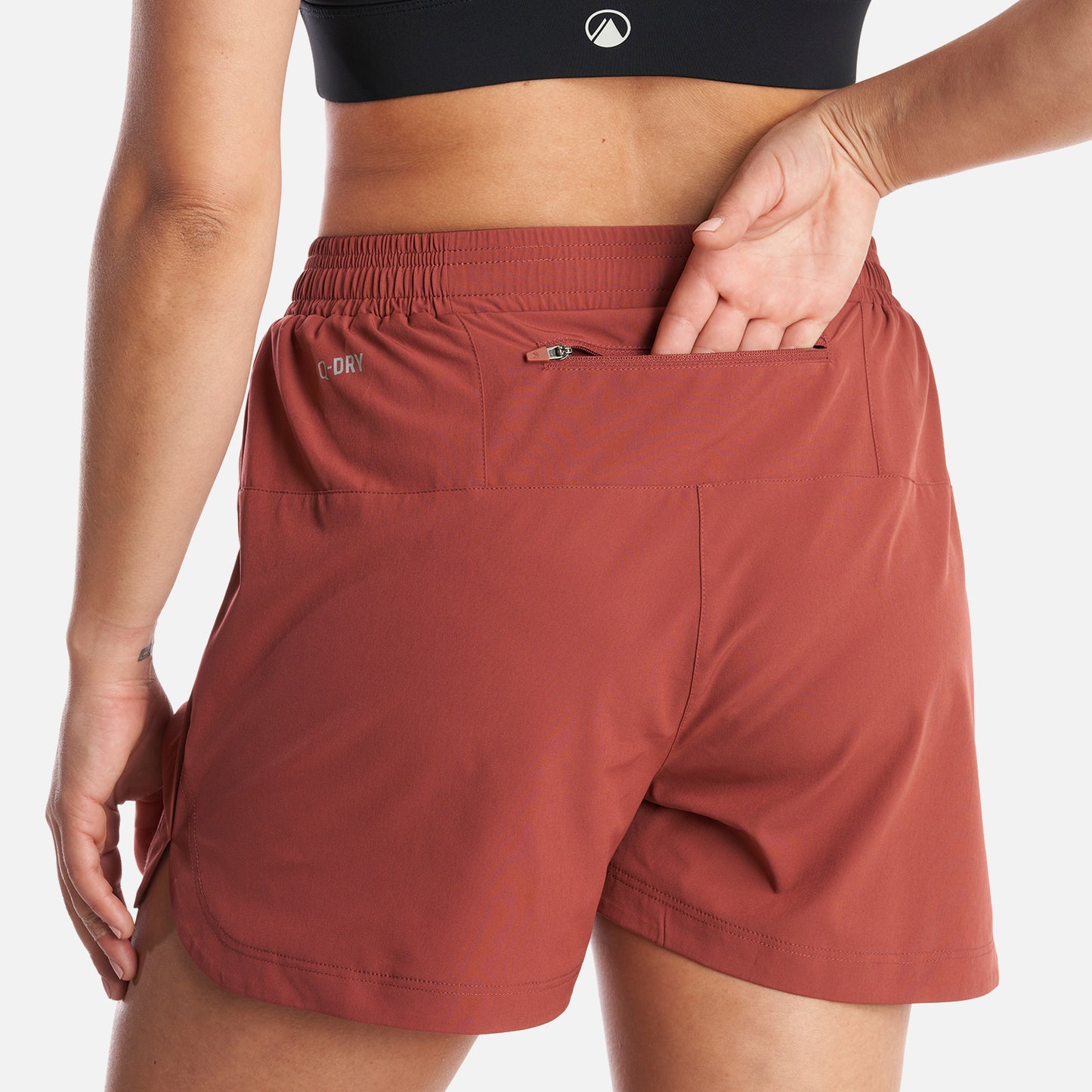 Short Mujer  Trail Q-Dry Shorts Rosa Oscuro Lippi