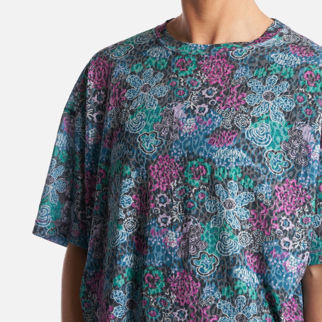 Polera Mujer Coralisima Print Turquesa Haka Honu