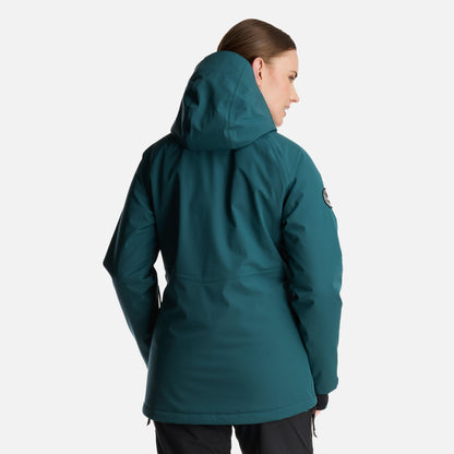 Chaqueta Mujer Andes B-Dry Hoody Jacket Verde Bosque Lippi