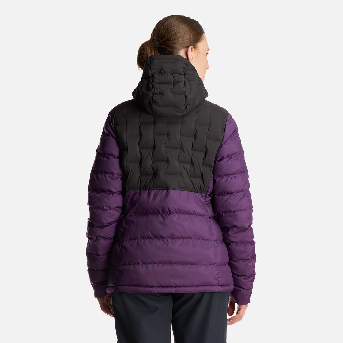 Chaqueta Mujer Bazpur EVO Down Hoody Jacket Morado Lippi