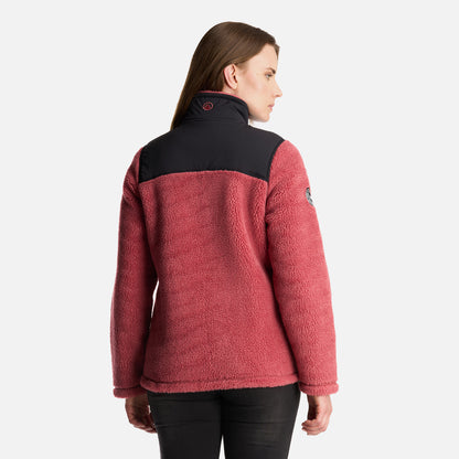 Chaqueta Mujer Glaciar Sherpa Pro Jacket Rosado Oscuro Lippi