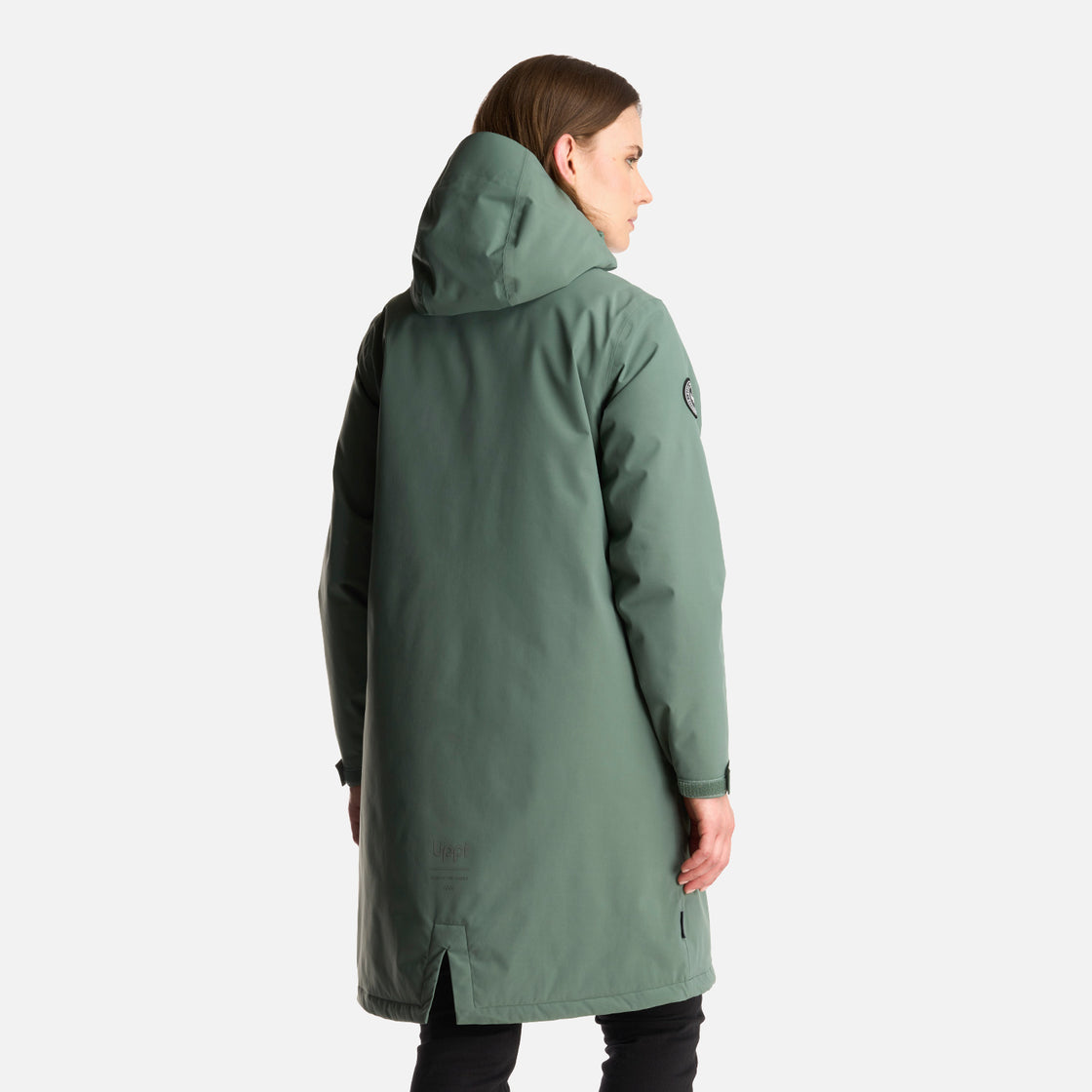 Chaqueta Mujer Mountains Live B-Dry Long Jacket Verde Musgo Lippi