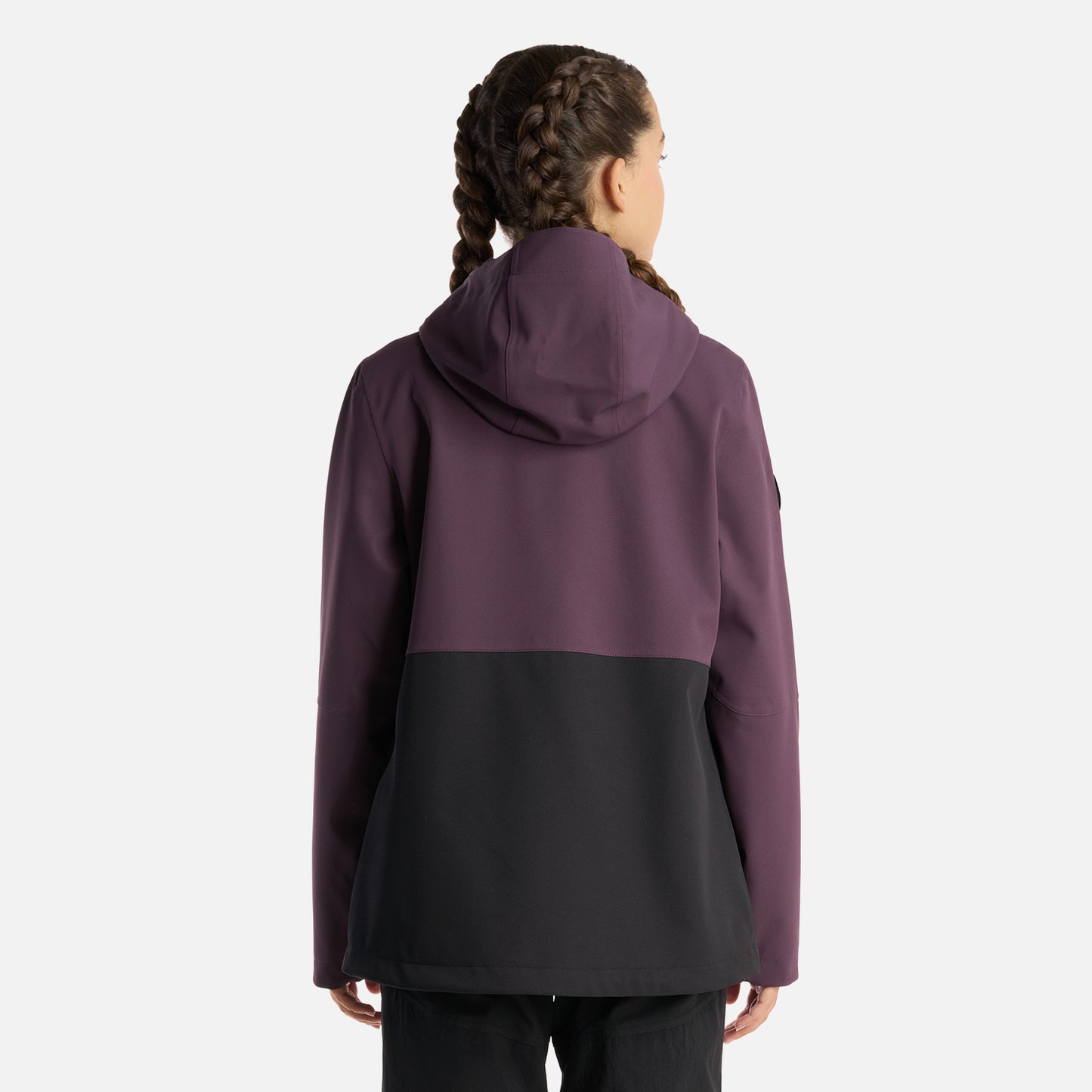 Chaqueta Teen Girl Massif B-Dry Hoody Jacket Morado Oscuro Lippi