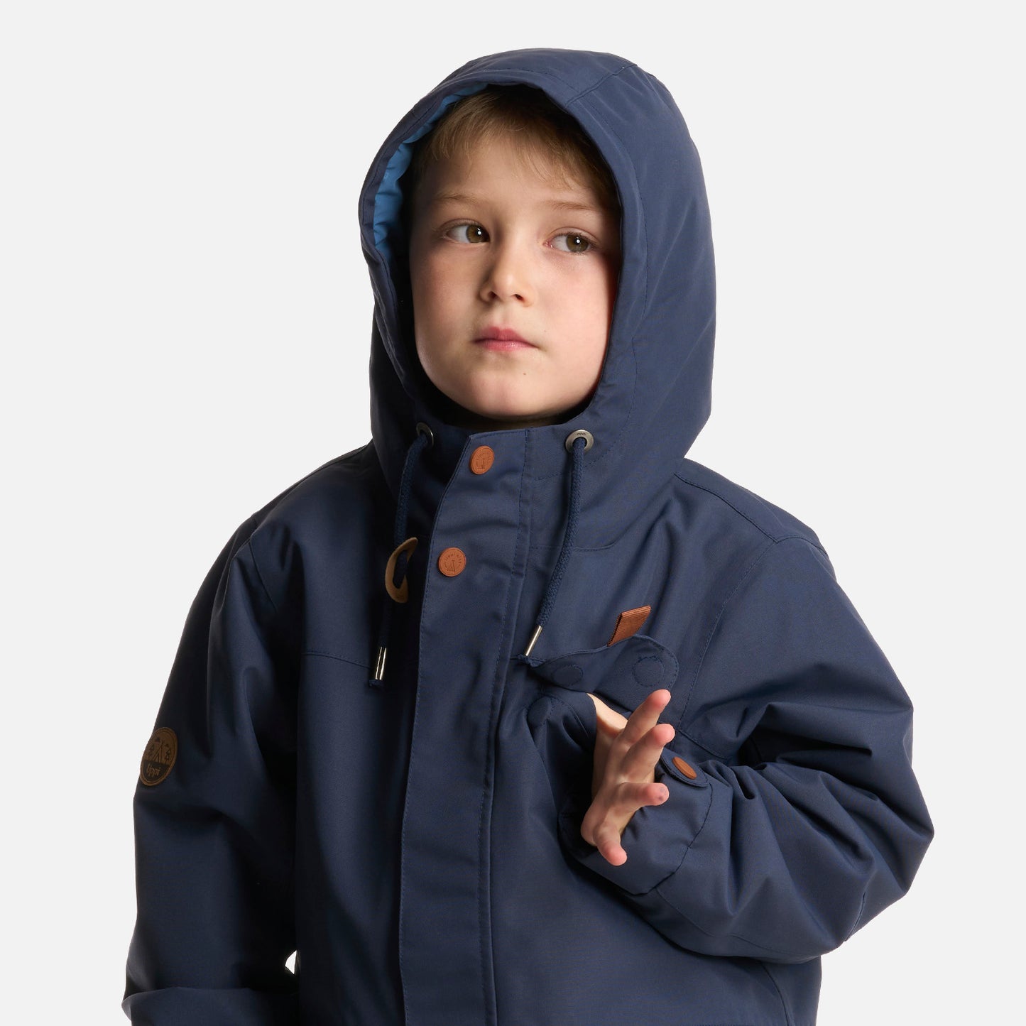 Chaqueta Niño Rainy B-Dry Hoody Jacket Azul Marino Lippi