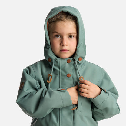 Chaqueta Niña Rainy B-Dry Hoody Jacket Jade Oscuro Lippi