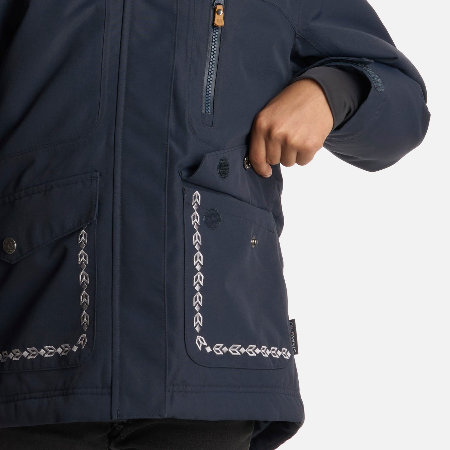 Chaqueta Niña Roble B-Dry Hoody Jacket Azul Marino Lippi