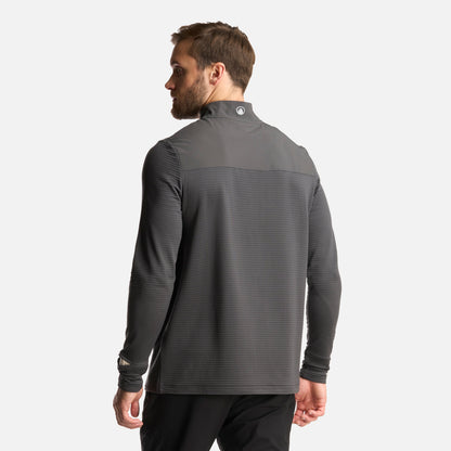 Poleron Hombre Karova Nano F 1/4 Zip Grafito Lippi