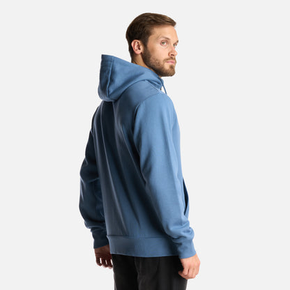 Poleron Hombre Ulmo Full Zip Hoody Sweatshirt Azul Grisaceo Lippi