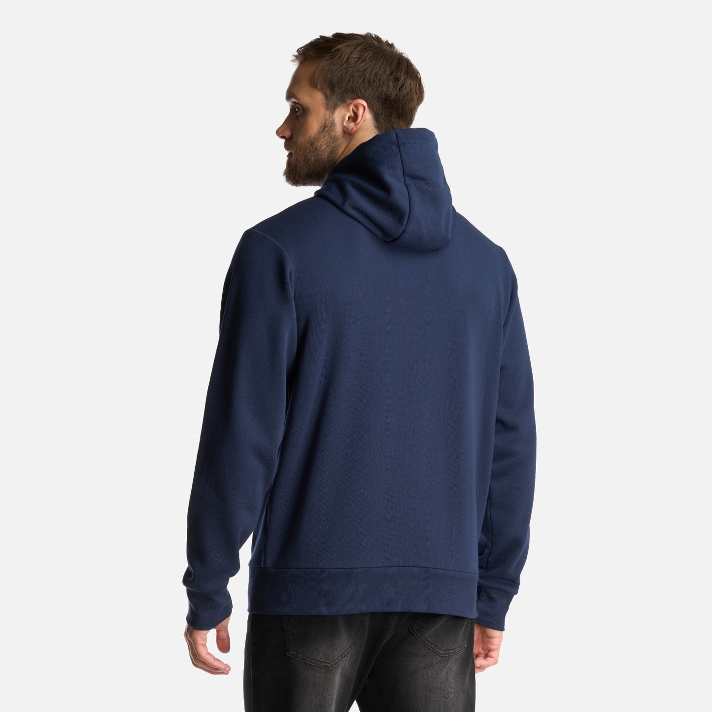 Poleron Hombre Ulmo Full Zip Hoody Sweatshirt Azul Marino Lippi