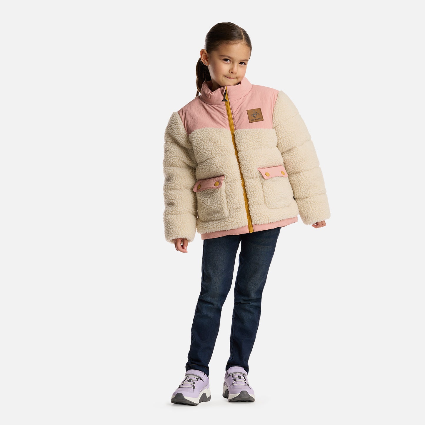 Chaqueta Niña Mini Bombastic Beige Haka Honu