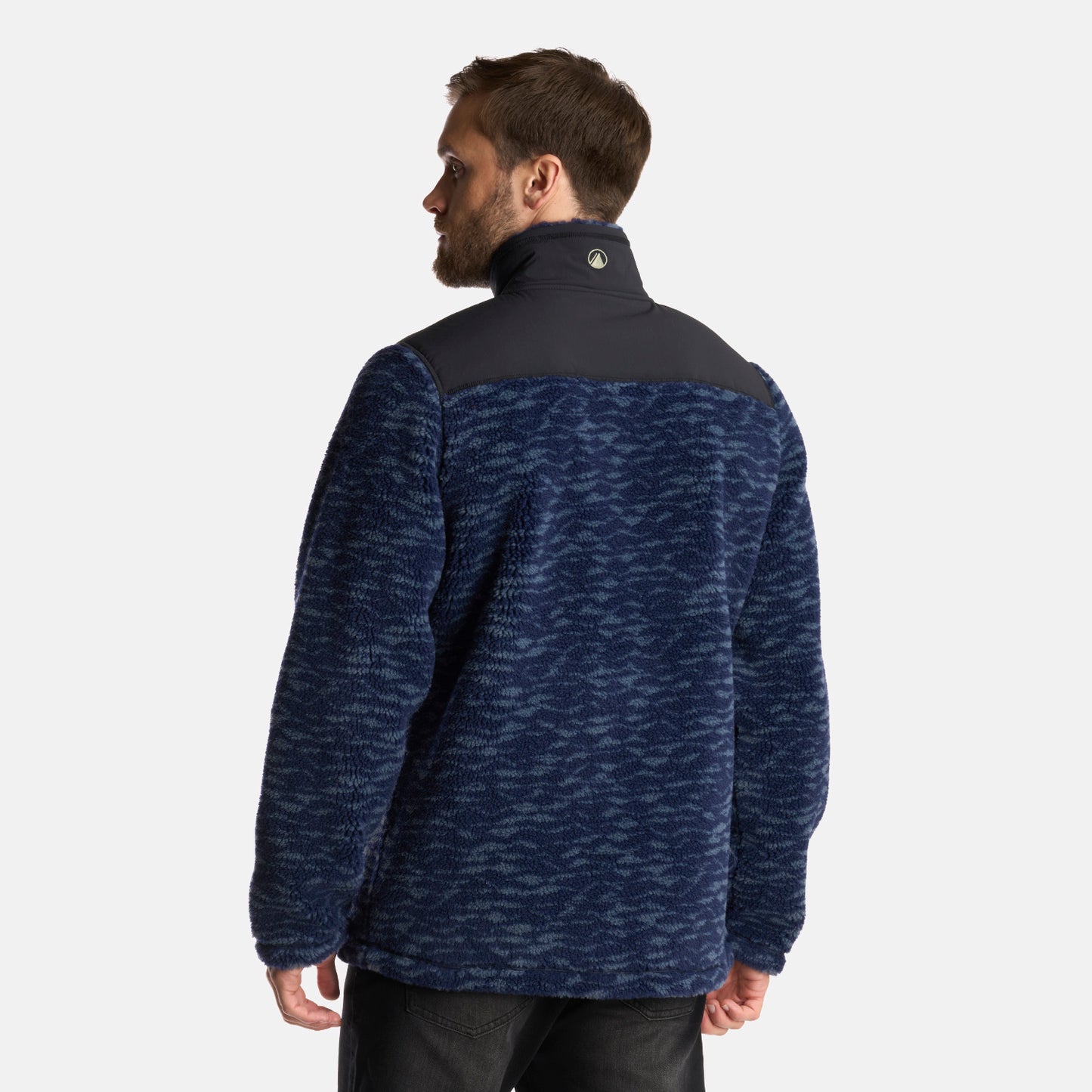 Chaqueta Hombre Glaciar Sherpa-Pro Jacket Print Azul Lippi