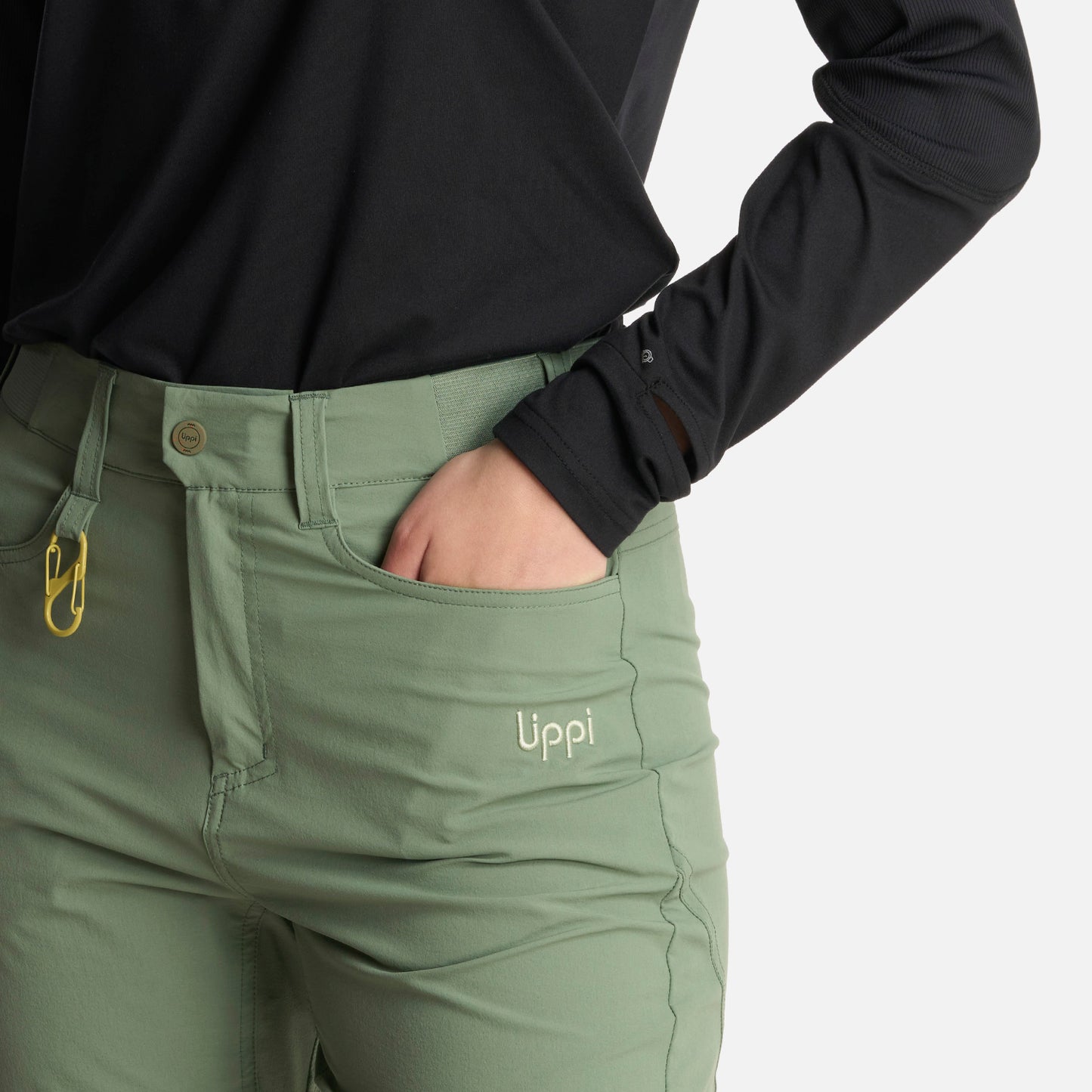 Pantalón Mujer Lennox Q-Dry Mix-2 Pants Jade Oscuro Lippi