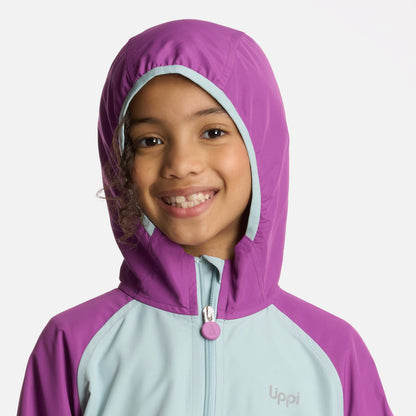 Chaqueta Niña Nightfall WindBreaker Hoody Jacket Morado Lippi