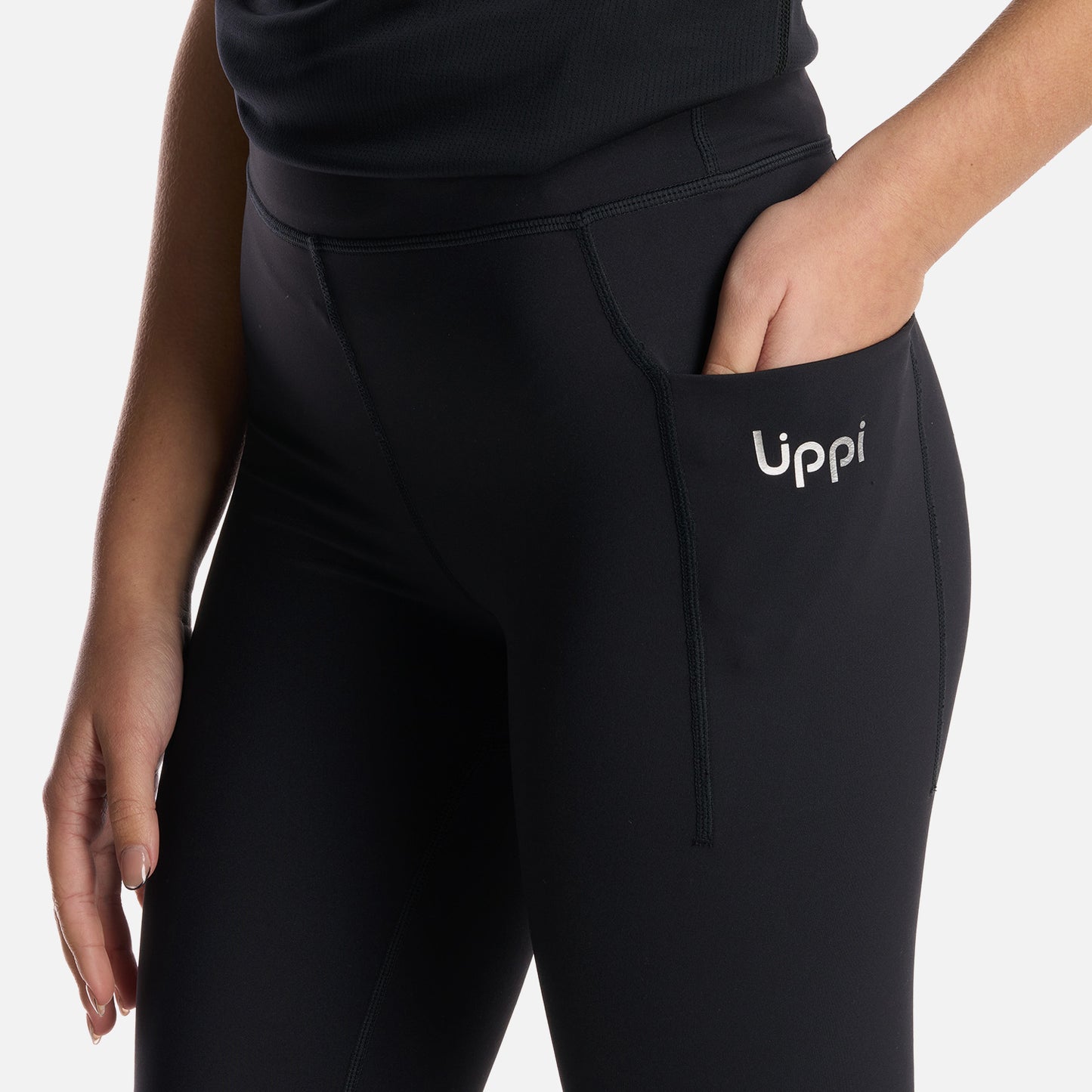 Calza Teen Girl In-Action Sport Leggings Negro Lippi