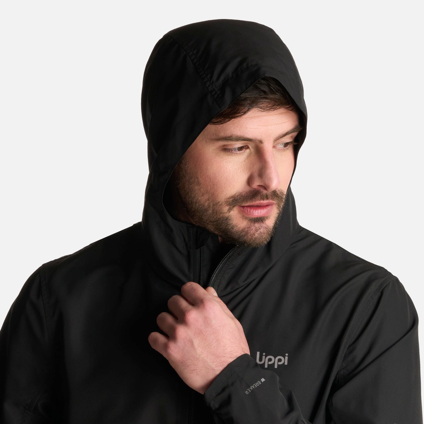 Chaqueta Hombre Nightfall WindBreaker Hoody Jacket Negro Lippi