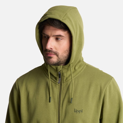 Polerón Hombre Ulmo Full Zip Hoody Sweatshirt Verde Lippi