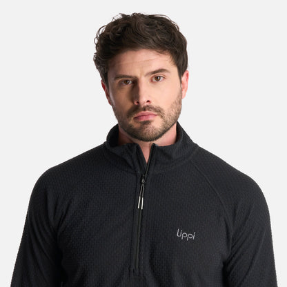 Polerón Hombre Jacaranda Nano-F 14 Zip Negro Lippi